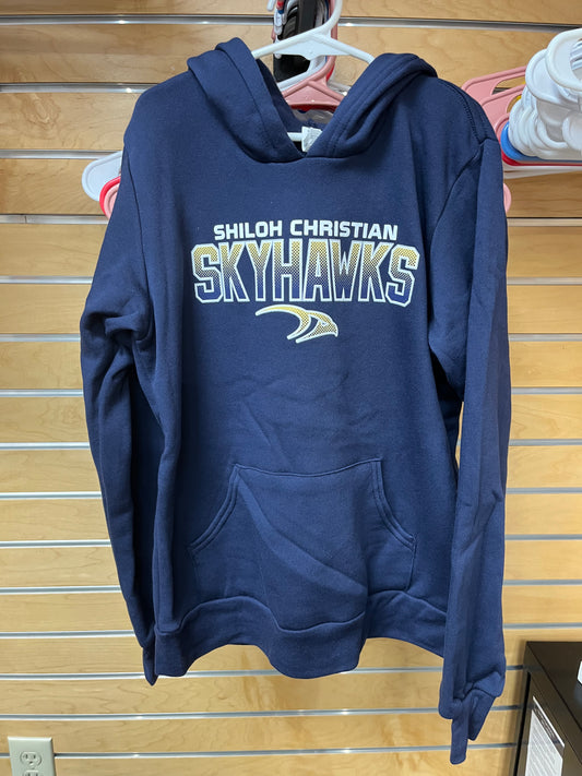 Youth Shiloh Skyhawks Hoodie - Navy