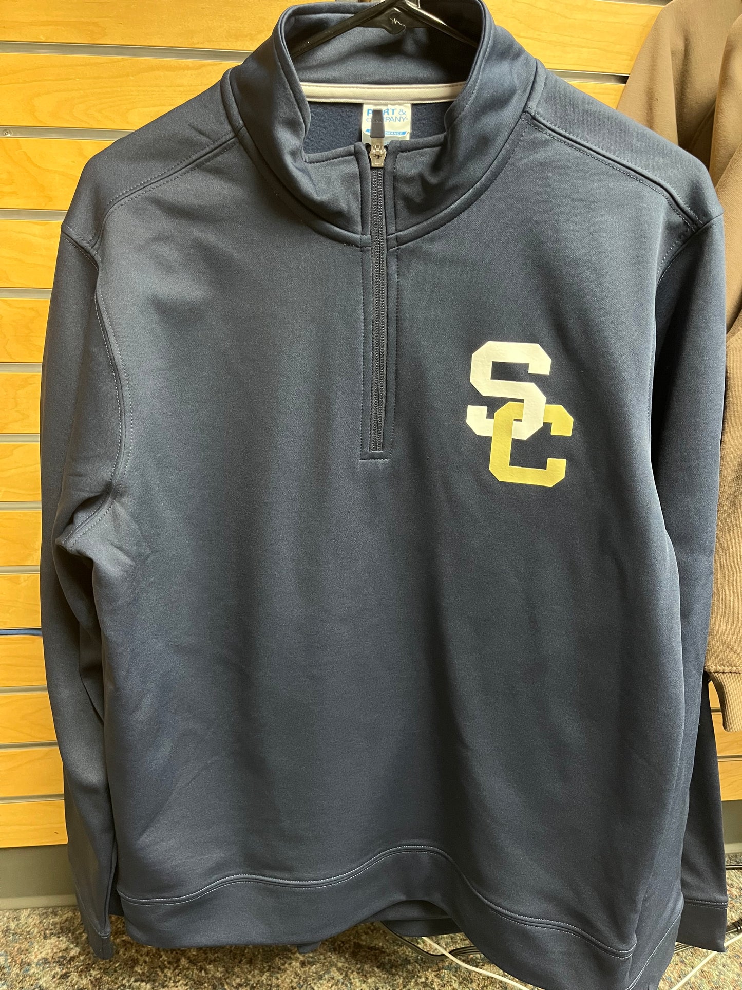 "SC" Performance Fleece 1/4-Zip Pullover Sweatshirt